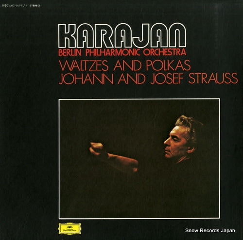 KARAJAN, HERBERT VON waltzes and polkas, johann and josef strauss MG9698/9