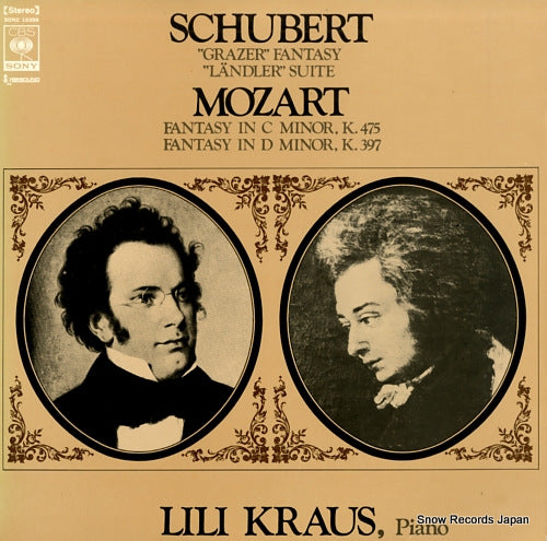 KRAUS, LILI schubert; "grazer" fantasy SONC10359
