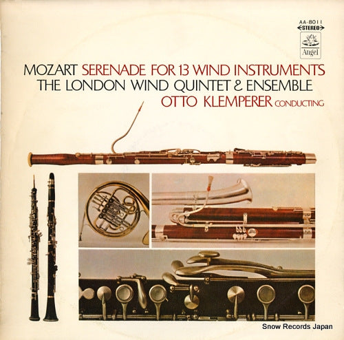 KLEMPERER, OTTO mozart; serenade for 13 wind instruments AA.8011
