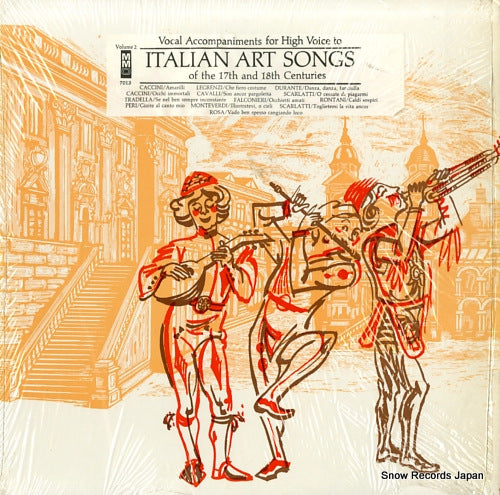 WUSTMAN, JOHN italian art songs of the 17th and 18th centuries MMO7013