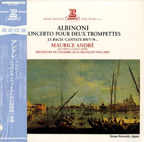 ANDRE, MAURICE albinoni; concerto pour deux trompettes ERA2007