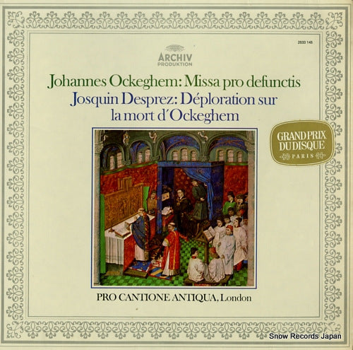 PRO CANTIONE ANTIQUA, LONDON ockeghem; missa pro defunctis 2533145