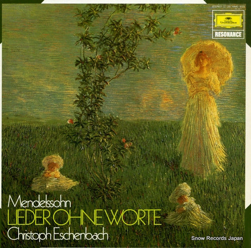 ESCHENBACH, CHRISTOPH mendelssohn; lieder ohne worte 15MG3023