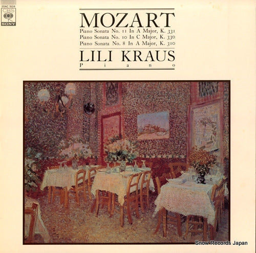 KRAUS, LILI mozart; piano sonata no.11 in a major, k.331 20AC1524