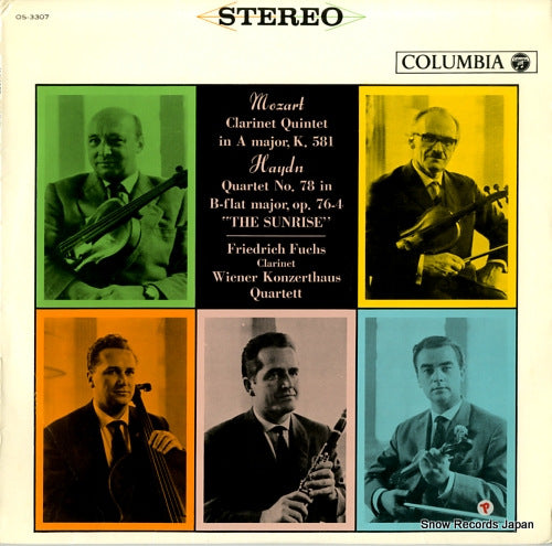 WIENER KONZERTHAUS QUARTETT mozart; clarinet quintet in a major k.581 OS-3307