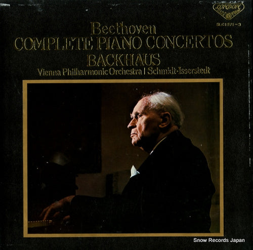 BACKHAUS, WILHELM beethoven; complete piano concertos SLC1871-3