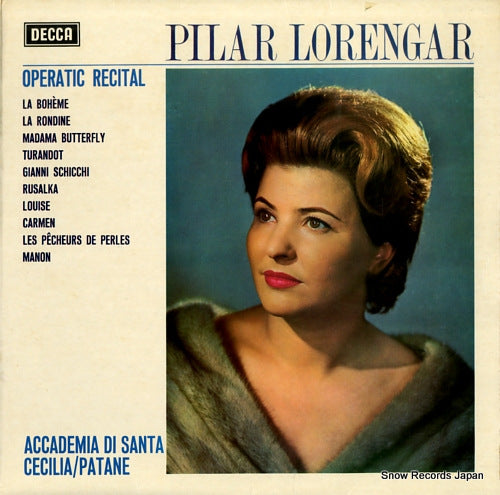 LORENGAR, PILAR operatic recital SXL6267