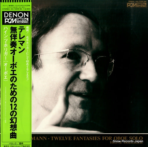 HOLLIGER, HEINZ telemann; twelve fantasies for oboe solo OX-7209-ND
