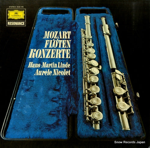 LINDE, HANS-MARTIN / AURELE NICOLET mozart; floten konzerte 2535178