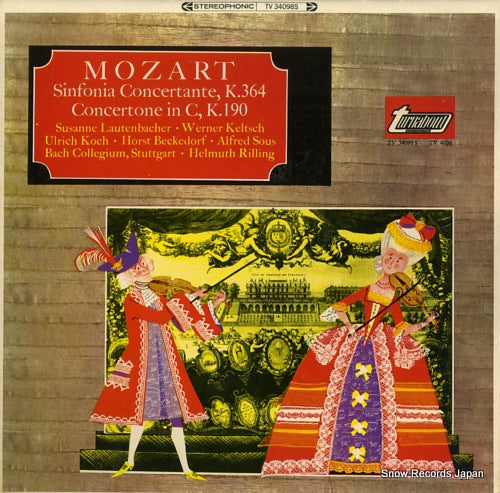LAUTENBACHER, SUSANNE mozart; sinfonia concertante, k.364 TV34098S