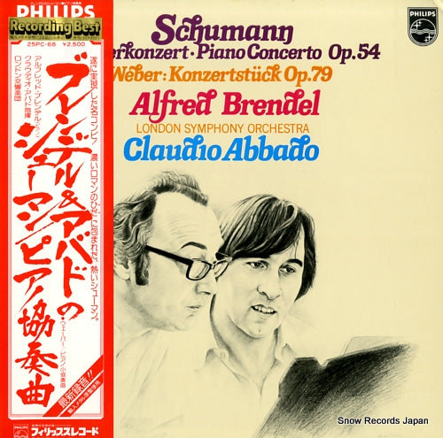 BRENDEL, ALFRED schumann; piano concerto op.54 25PC-68