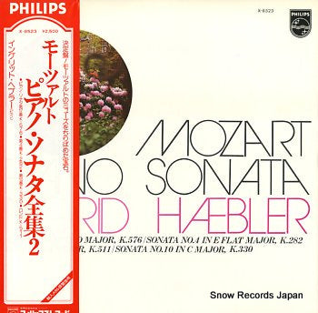 HAEBLER, INGRID mozart; piano sonata  X-8523
