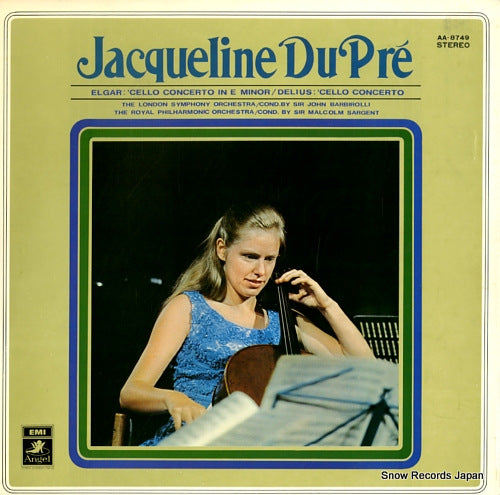 DU PRE, JACQUELINE elgar; 'cello concerto in e minor AA-8749
