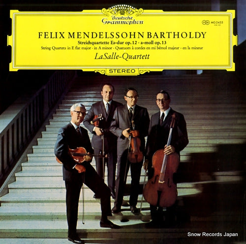 LASALLE QUARTETT mendelssohn; streichquartette es-dur op.12 MG2433