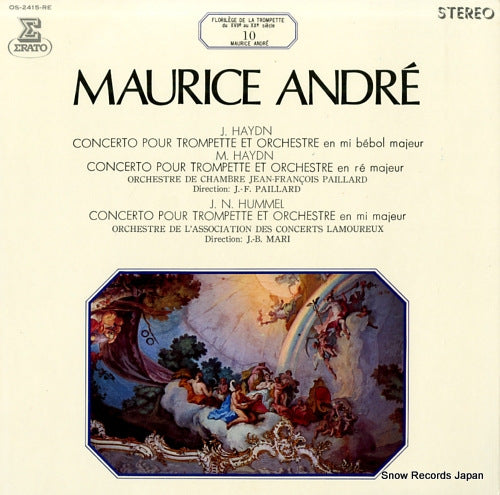 ANDRE, MAURICE haydn; concerto pour trompette et orchestre en mi bebol majeur OS-2415-RE