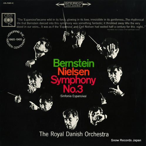 BERNSTEIN, LEONARD nielsen; symphony no.3 (sinfonia espansiva) OS-590-C