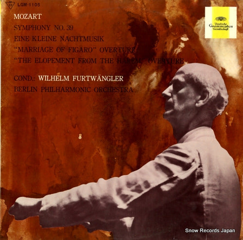 FURTWANGLER, WILHELM mozart; symphony no.39 LGM-1105