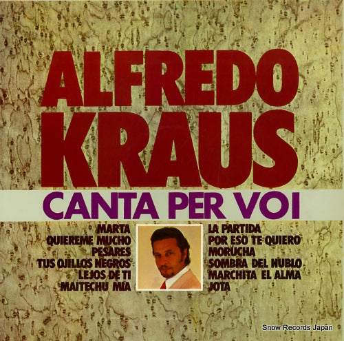 KRAUS, ALFREDO canta per voi GB502