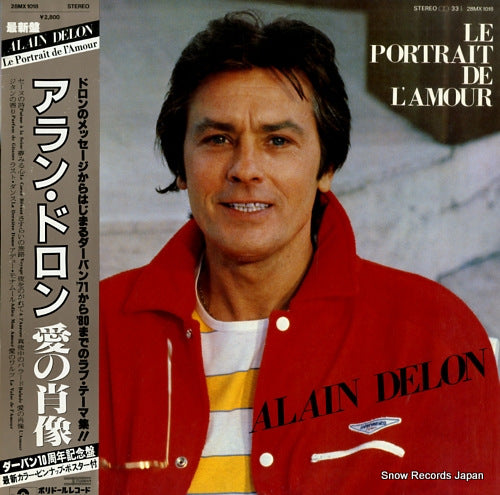 DELON, ALAIN le portrait de l'amour 28MX1018