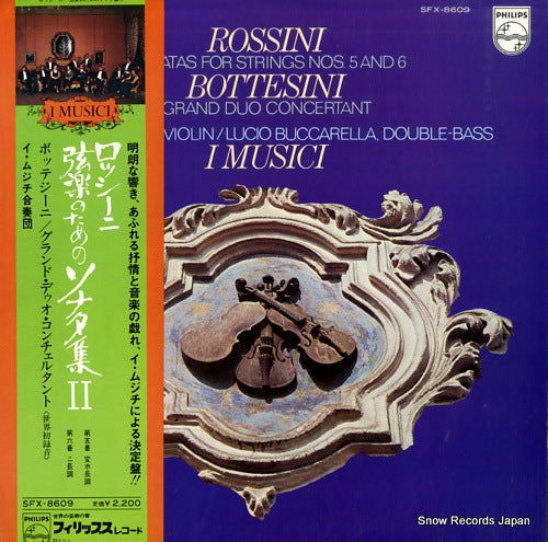 I MUSICI rossini; sonatas for strings nos. 5 and 6 SFX-8609