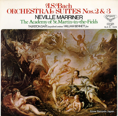 MARRINER, NEVILLE bach; orchestral suites nos.2 & 3 SLA(A)1025