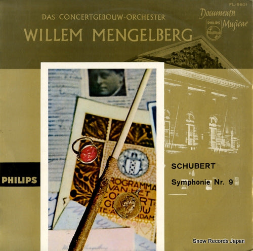 MENGELBERG, WILLEM schubert; symphony nr.9 FL-5601