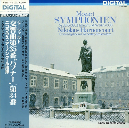 HARNONCOURT, NIKOLAUS mozart; symphonien nr.35 kv385 "haffner" und nr.34 kv338 K28C-140