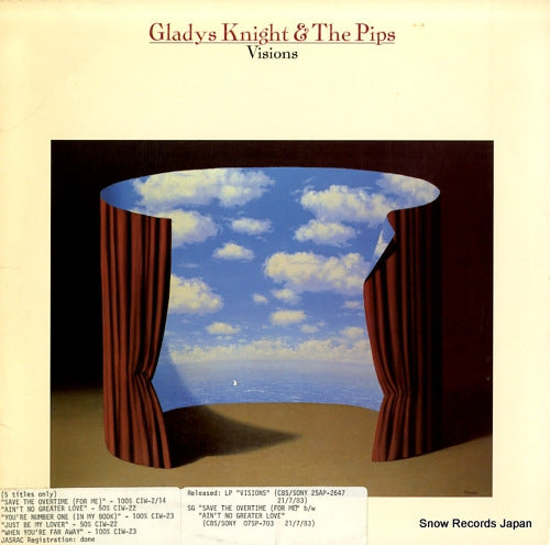 KNIGHT, GLADYS, AND THE PIPS visions FC38205