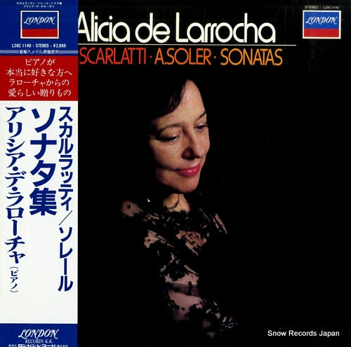 DE LARROCHA, ALICIA scarlatti / a.soler; sonatas L28C-1149