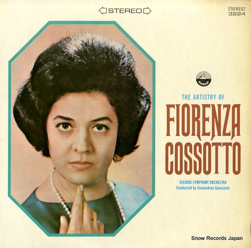 COSSOTTO, FIORENZA the artistry of fiorenza cossotto EVEREST3224
