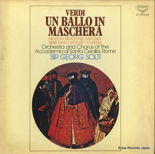 SOLTI, GEORG verdi; un ballo in maschera GT7078-80