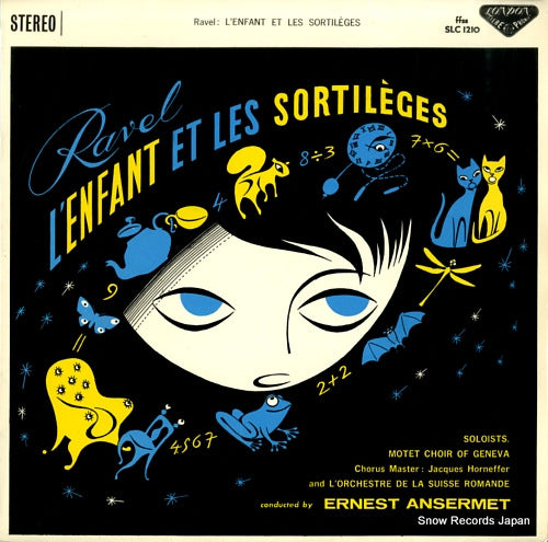 ANSERMET, ERNEST ravel; "l'enfant et les sortileges" complete recording SLC1210