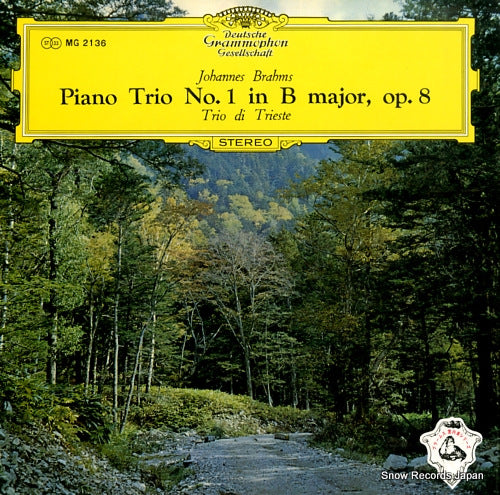 TRIO DI TRIESTE brahms; piano trio no.1 in b major, op.8 MG2136