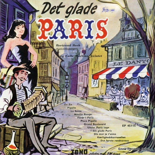 BECH, BERTRAND i det glade paris EP45115