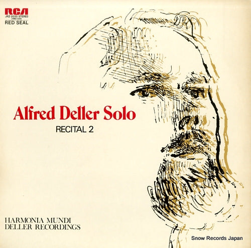 DELLER, ALFRED alfred deller solo recital 2 JRZ-2033