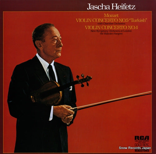 HEIFETZ, JASCHA mozart; violin concerto no.4 & no.5 "turkish" 12R-1024