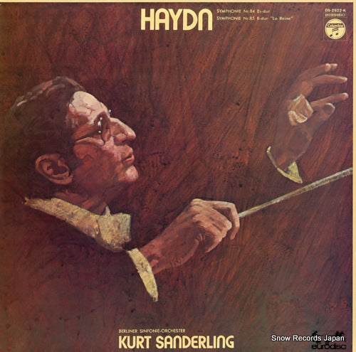 SANDERLING, KURT haydn; symphonie nr.84 es-dur und nr.85 b-dur "la reine" OS-2922-K