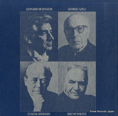 WALTER, BRUNO / LEONARD BERNSTEIN / GEORGE　SZELL / EUGENE ORMANDY walter, bruno / leonard bernstein / george szell / eugene ormandy FCCC1201-8