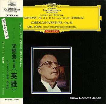 BOHM, KARL beethoven; symphony no.3 "eroica" MG-2009