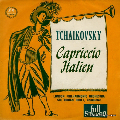 BOULT, ADRIAN tchaikovsky: capriccio italien SM-939