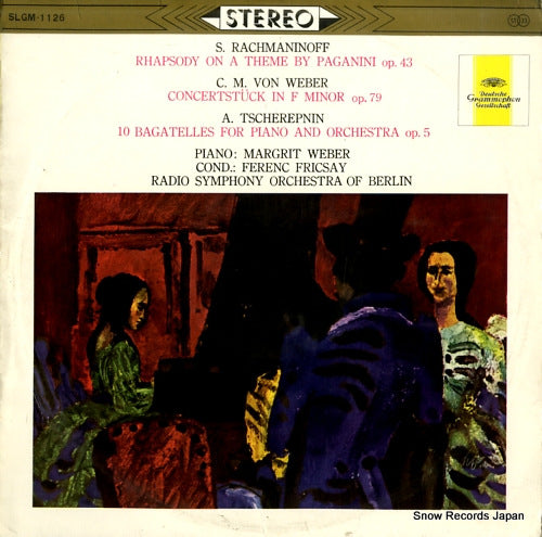 WEBER, MARGRIT rachmaninoff; rhapsody on a theme by paganini op.43 SLGM-1126