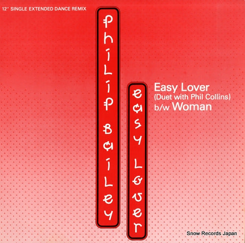 BAILEY, PHILIP, AND PHIL COLLINS easy lover 12AP3007