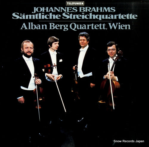 ALBAN BERG QUARTETT, WIEN brahms; samtliche streichquartette SLE1138-9