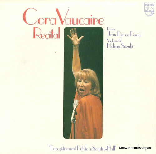 VAUCAIRE, CORA cora vaucaire recital 28PP-1