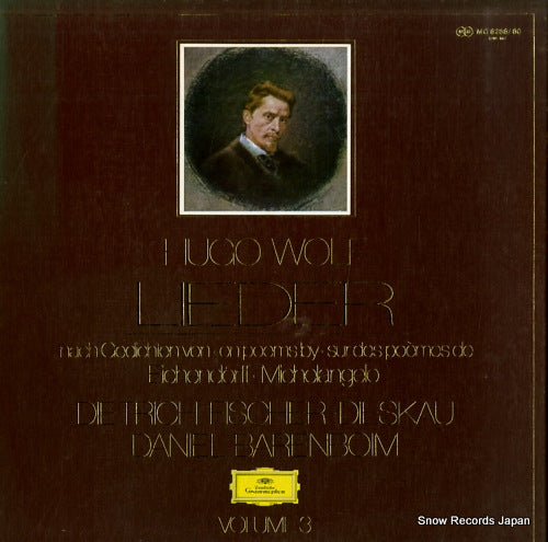 FISCHER-DIESKAU, DIETRICH hugo wolf; lieder volume 3 MG8258/60