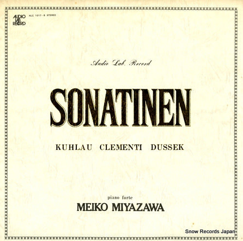 MIYAZAWA, MEIKO sonatien album i ALC-1017