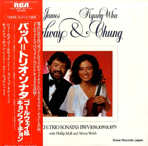 GALWAY, JAMES, AND KYUNG WHA CHUNG j.s.bach; three trio sonatas RCL-8056