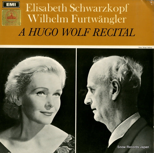 FURTWANGLER, WILHELM a hugo wolf recital ALP2114