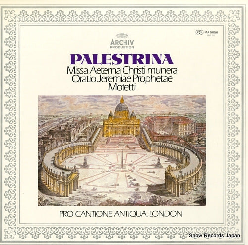 PRO CANTIONE ANTIQUA, LONDON palestrina; missa aeterna christi munera MA5056