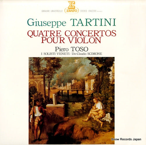 TOSO, PIERO giuseppe tartini; quatre concertos pour violon ERX2299
